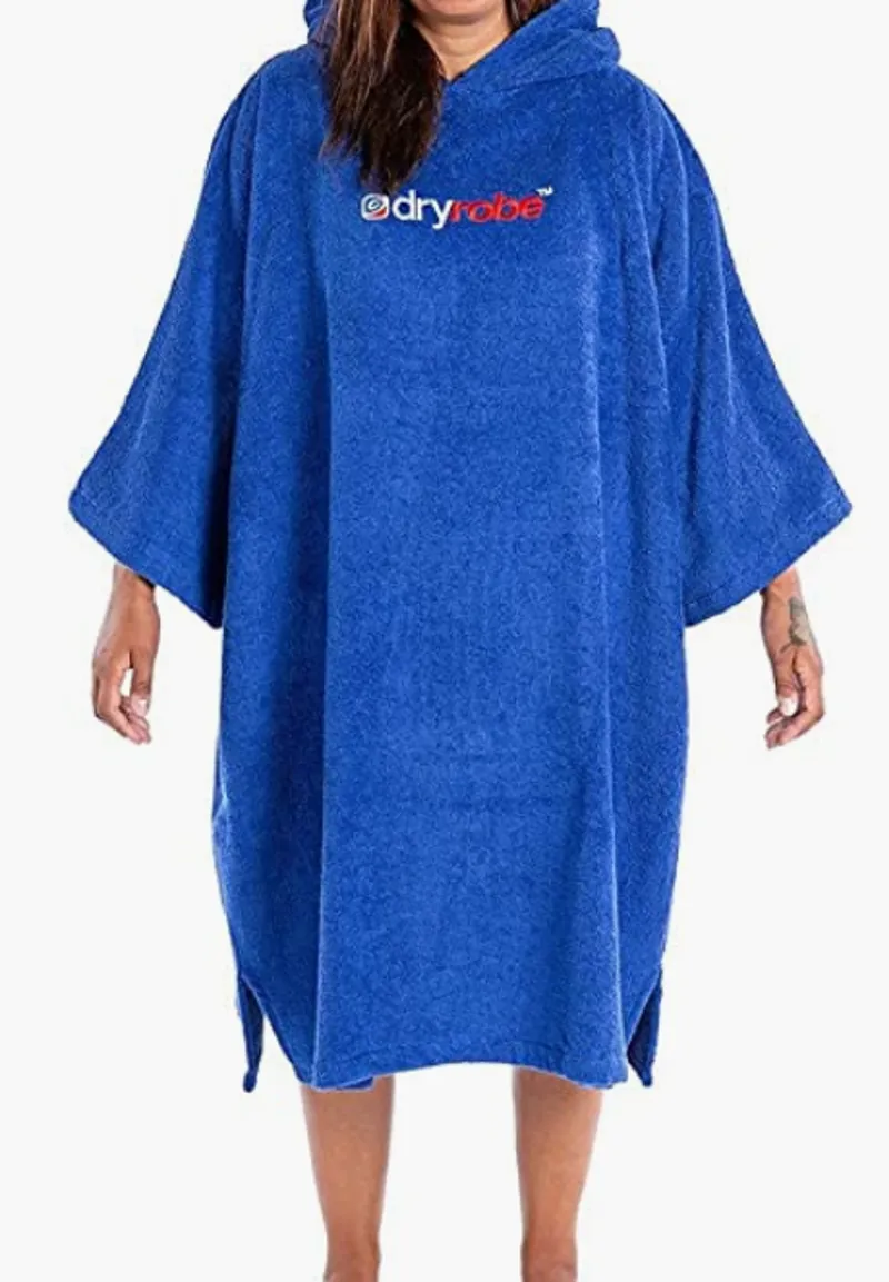 Dryrobe Changing Towel : Organic Cotton in Medium - Royal Blue